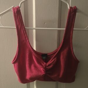 Wild Fable Red Crop Top